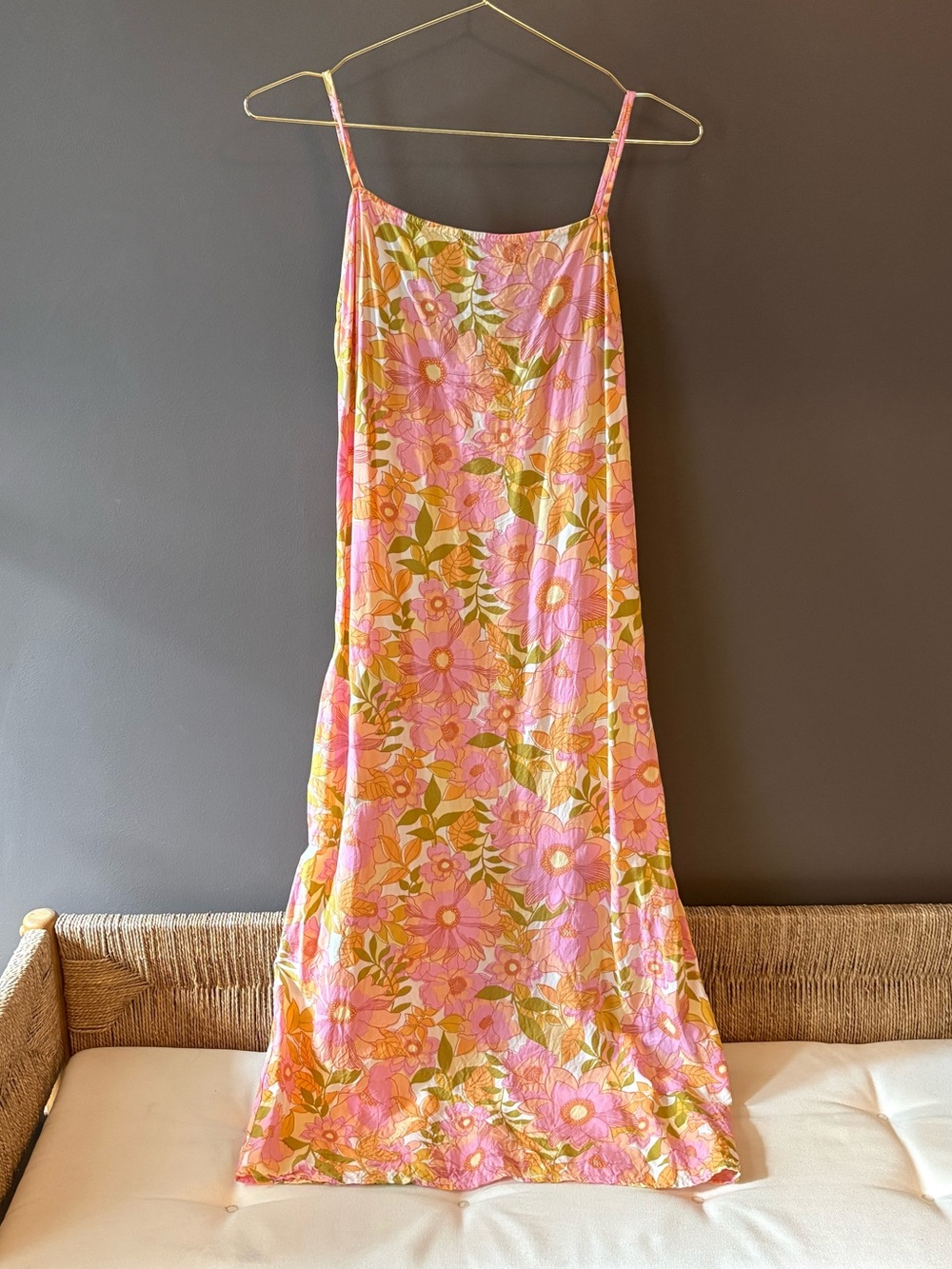Billabong Floral Midi Slip Dress - Medium